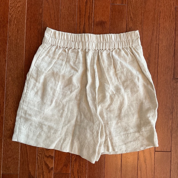 NEW FAHERTY Linen Shorts - Picture 4 of 4